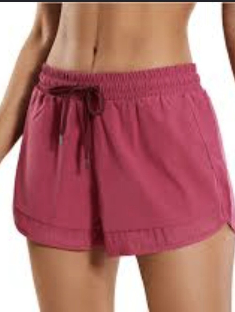 CRZ YOGA Women’s Running Shorts Medium 8-10 Pink 3” Lined Athletic Shorts